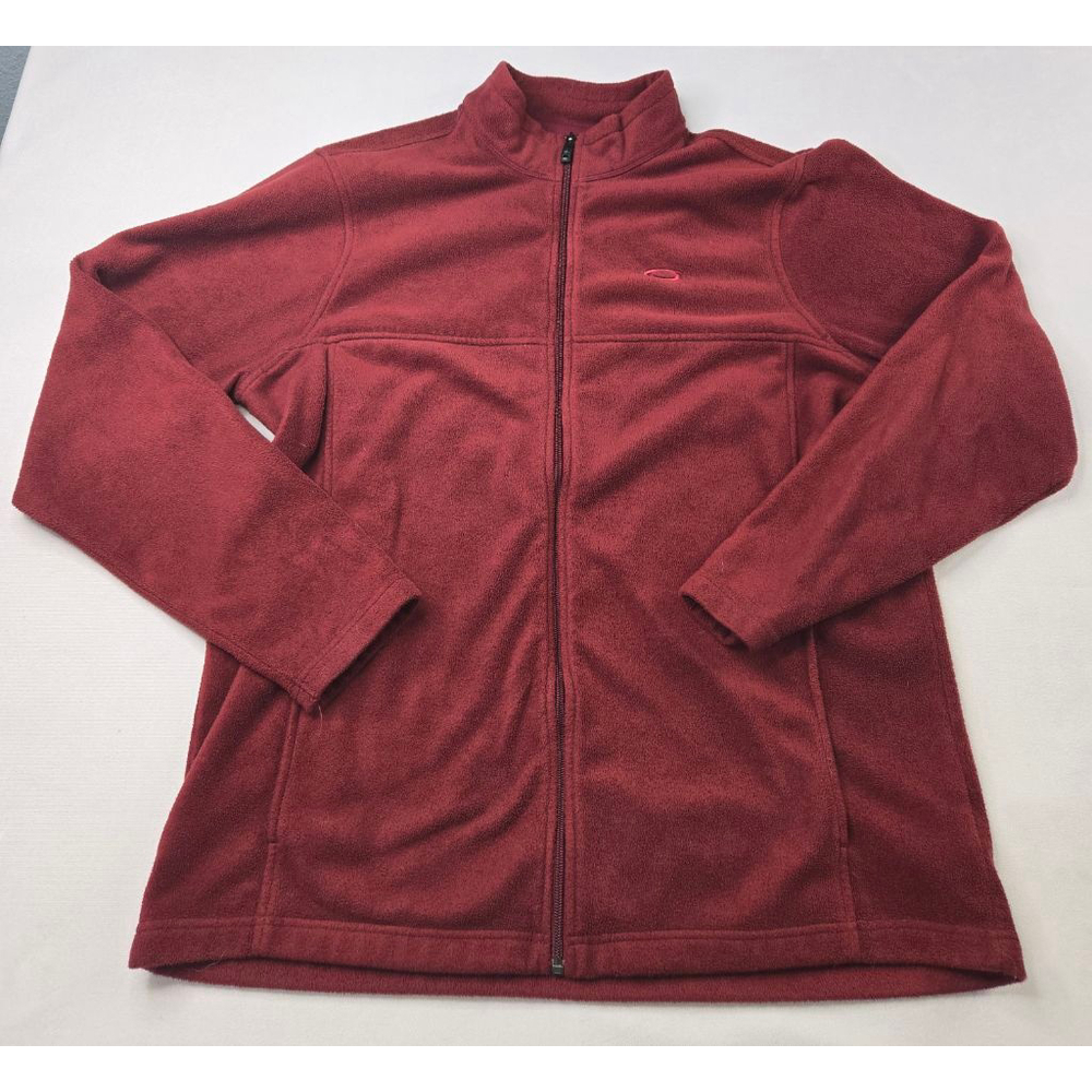 Oakley Sweater | Men | Zipper | Maroon | XXL